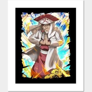 HIRUZEN SARUTOBI ANIME MERCHANDISE Posters and Art